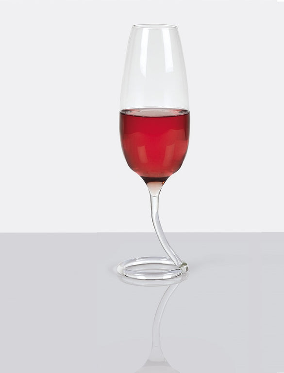 Calice con stelo a spirale