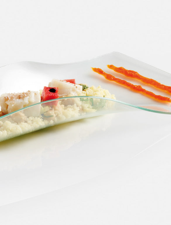 Piatto gourmet con couscous creativo
