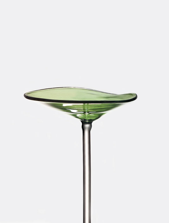 Lampada moderna con paralume verde