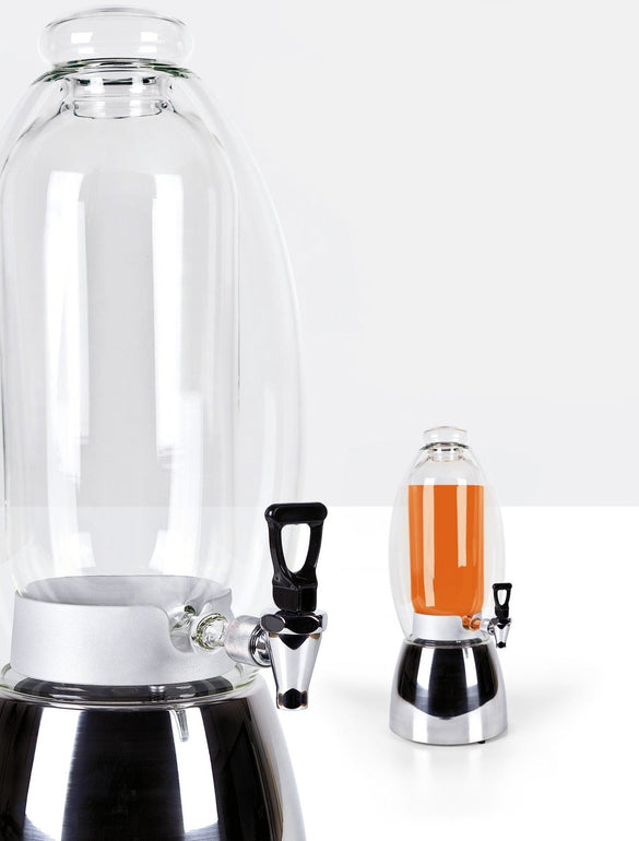 Dispenser vetro con rubinetto nero
