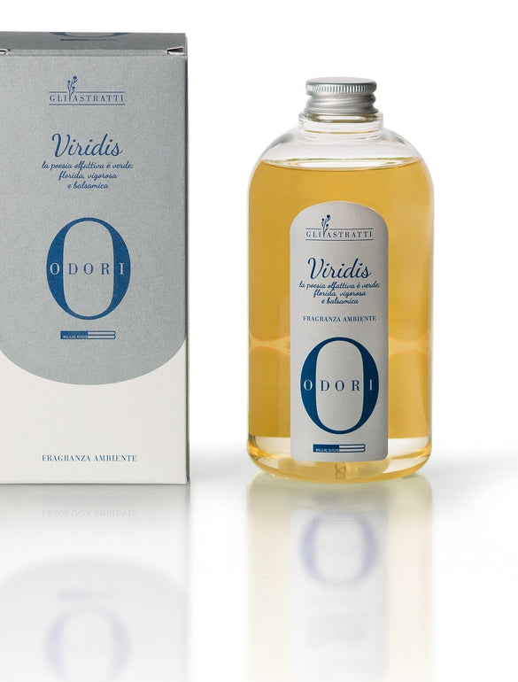 Bottiglia profumo ambiente con scatola