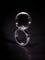 Anello con sfera trasparente