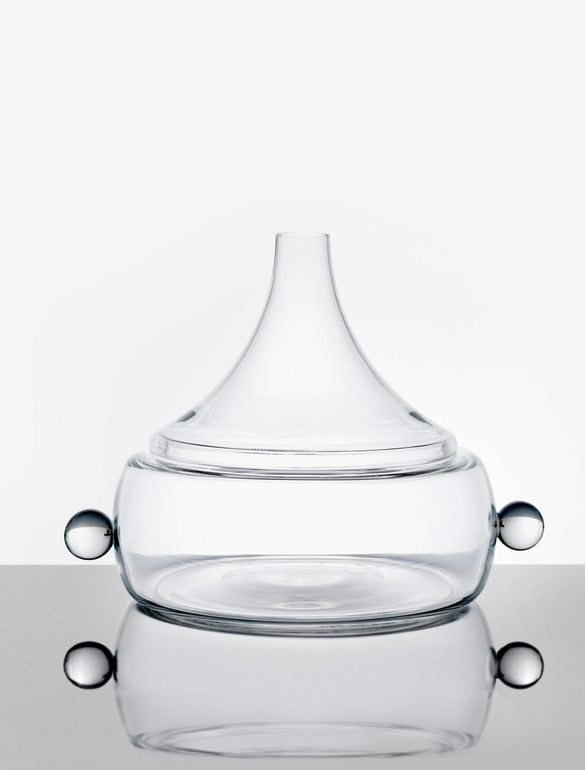 Contenitore di vetro dal design moderno