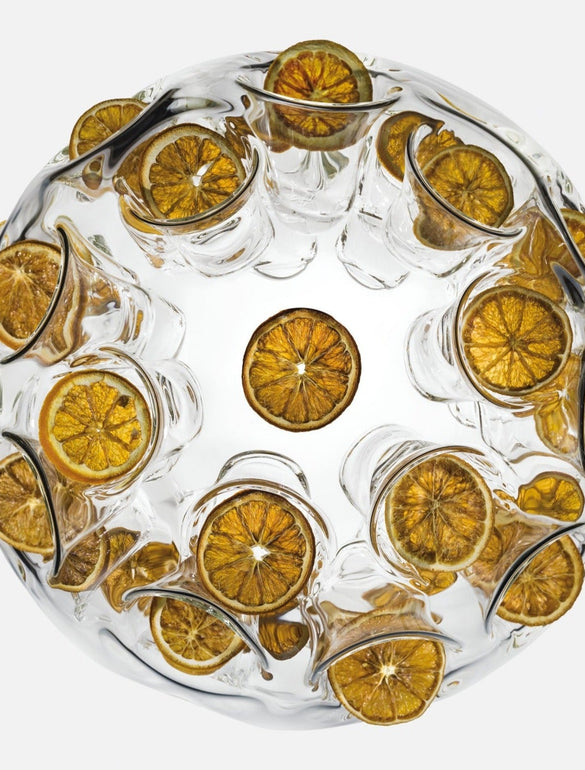 Gennaro 32, spherical glass serving dish