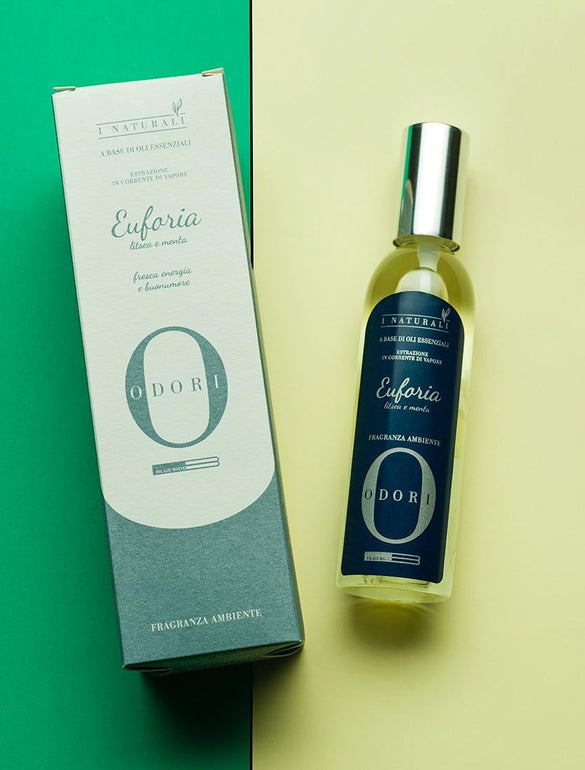 Profumo ambiente con confezione verde