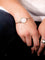 bracciale in vetro e argento, Olimpia Filo Greco vetro bianco