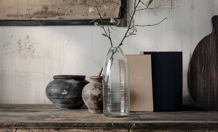 Wabi-Sabi Engraved Glass Vase: The Authentic Design of Stilo and How to Style It