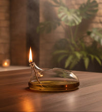 Lampara lampada a olio