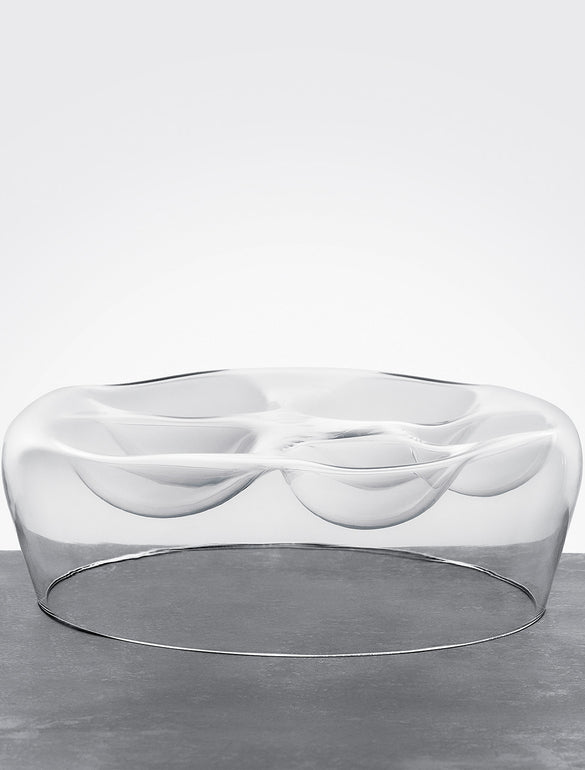 Lotus small – Reversible plate with 5 wide cavities