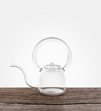 Philomena, glass server/teapot for one