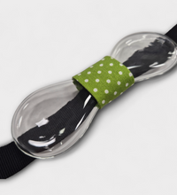 Jam, bow tie in glass and fabric 