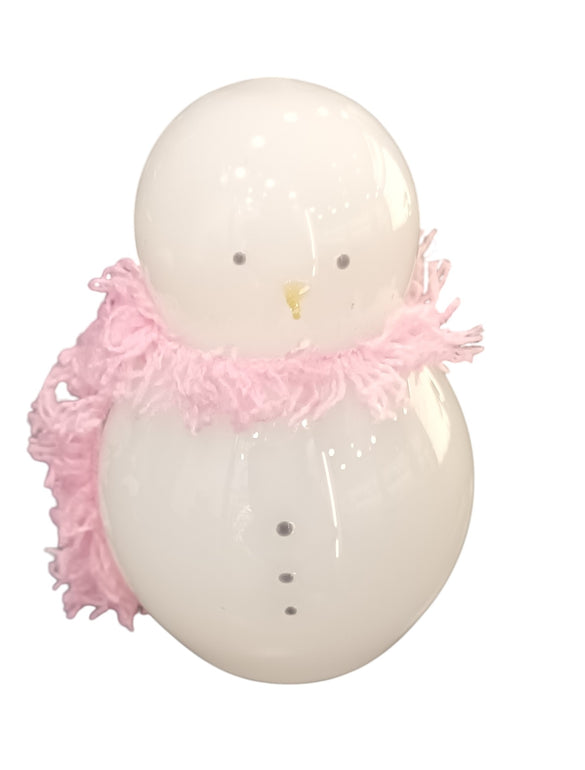 Pupazzo di neve bianco