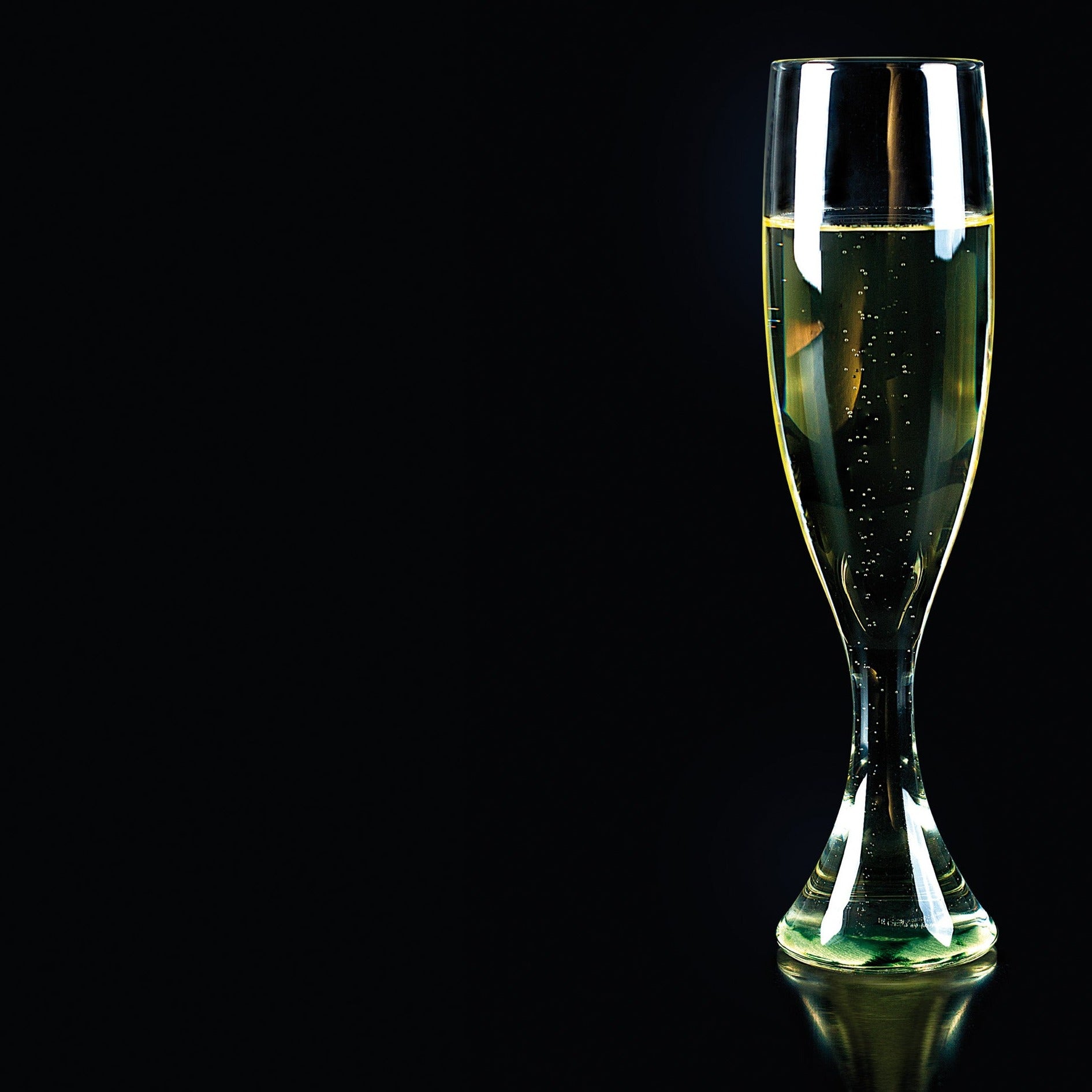 Mood, champagne glass