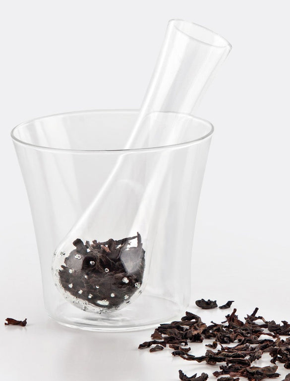 Anastasia, infuser for tea and herbal teas in glass