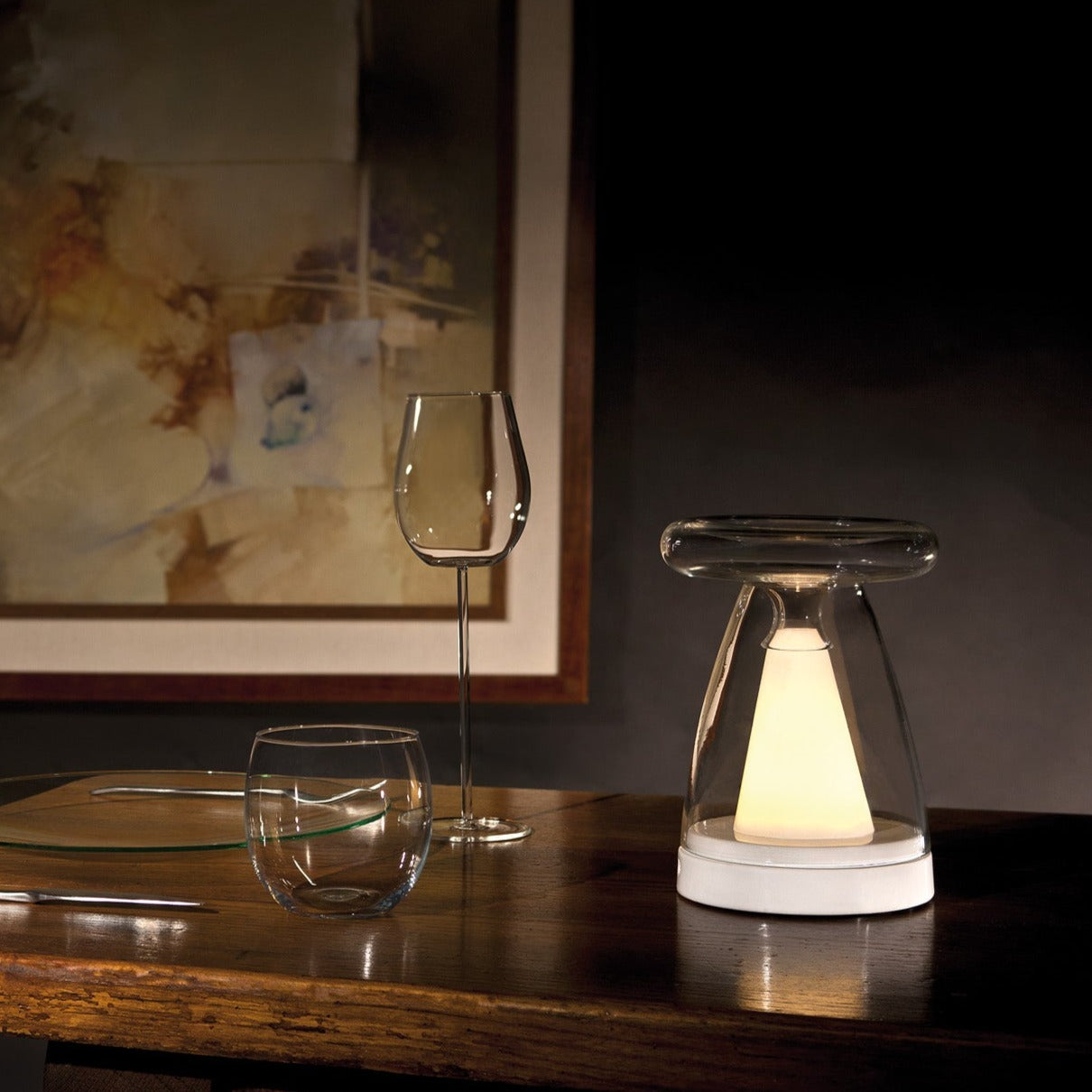 Lampada Da Tavolo LED Ricaricabile Wireless | 6000 MAh | Impermeabile IP54 | Dimmerabile 5-100%