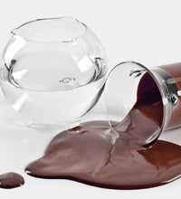 La Cioccolatiera in vetro per fondute di cioccolato