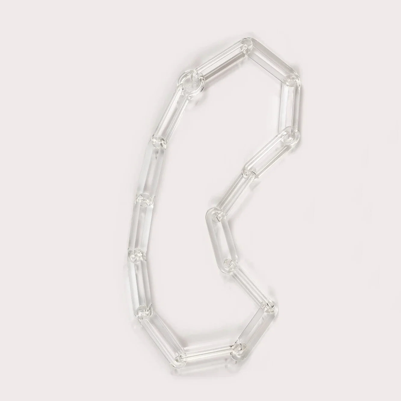Python, glass wide link chain