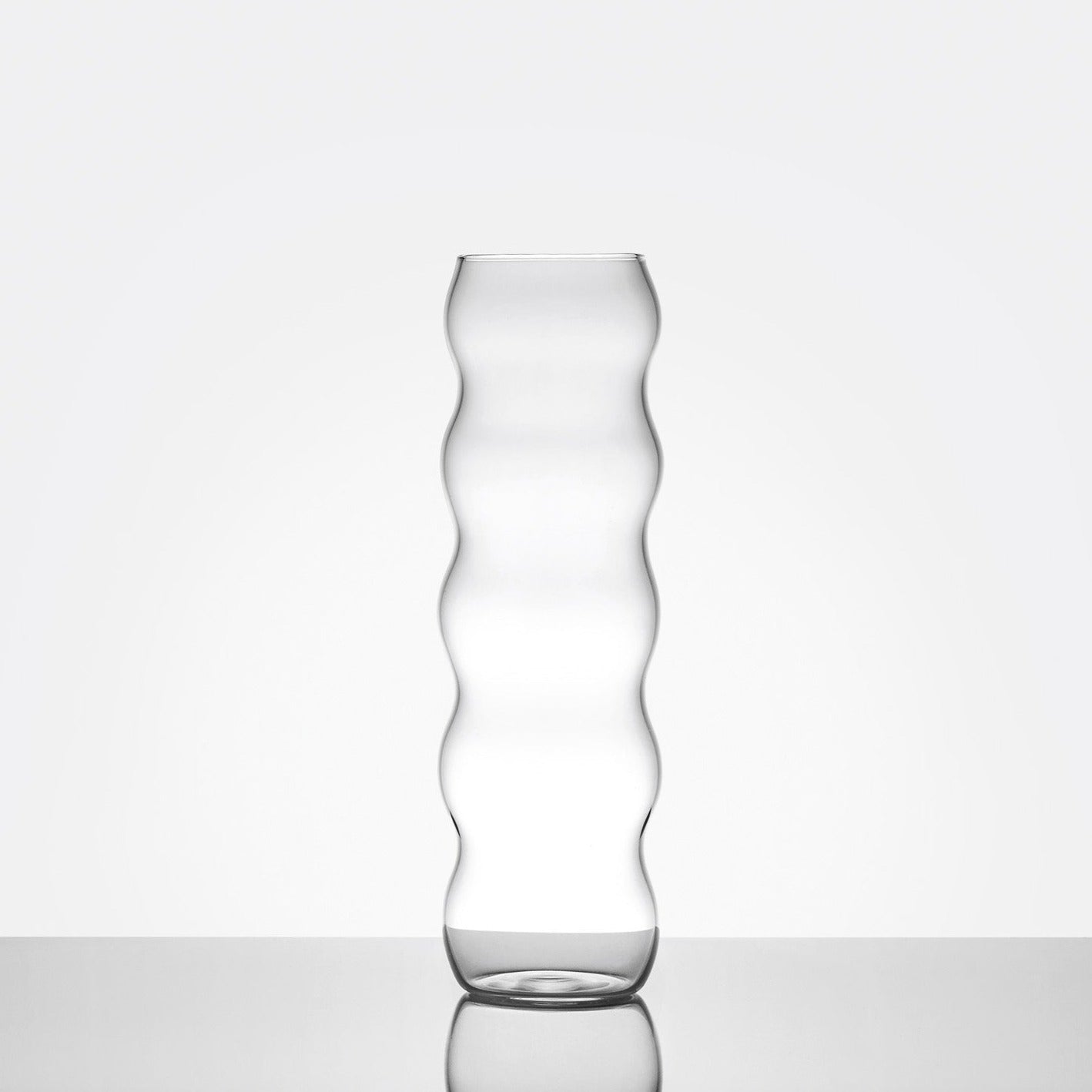 Vaso Per Fiori In Vetro Di Cristallo - 22 Cm, Senza Piombo, Lavabile In Lavastoviglie - Foto 8