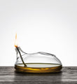 Lampara, oil lamp in glass