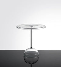 Ambrosia, alzatina in vetro con coppa sferica