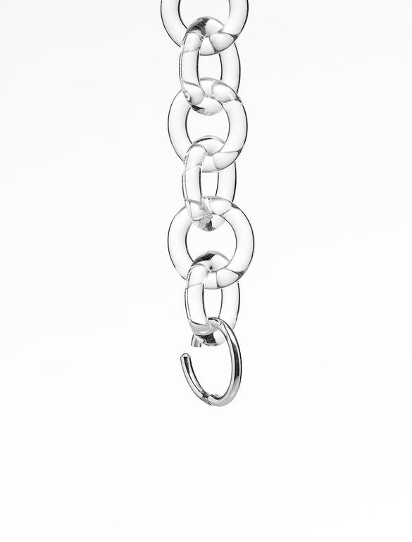 Boa, large glass chain bracelet