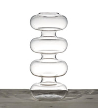 Eska, flower vase - candle holder in glass