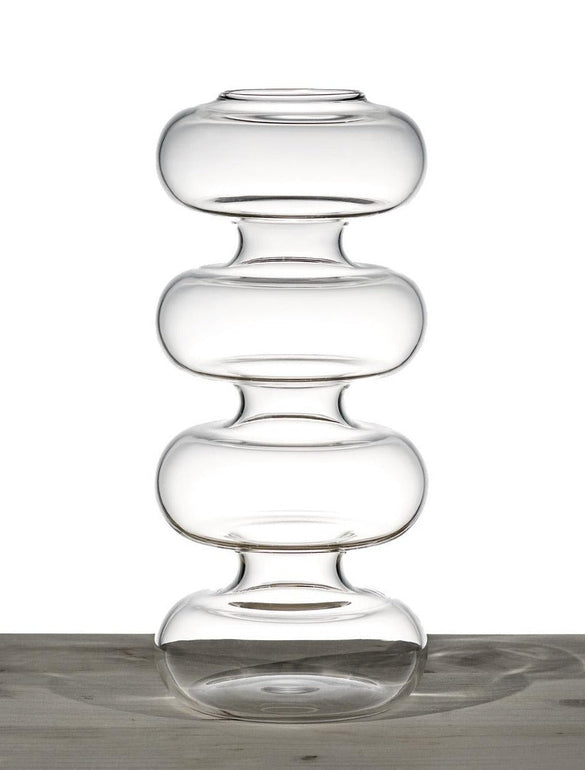 Eska, flower vase - candle holder in glass