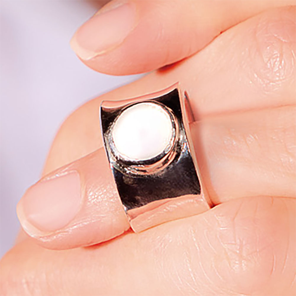 Anello Argento Con Pietra Rossa Clearance - Foto 9